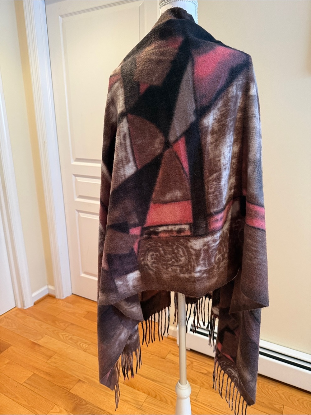 Coco + CarmenSOFT Multi-Tone Brown & Black Fringe Wrap